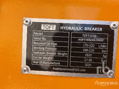 TOFT TOFT1550 (Unused) - Hydraulic hammer: picture 5 TOFT TOFT1550 (Unused) - Hydraulic hammer: picture 5