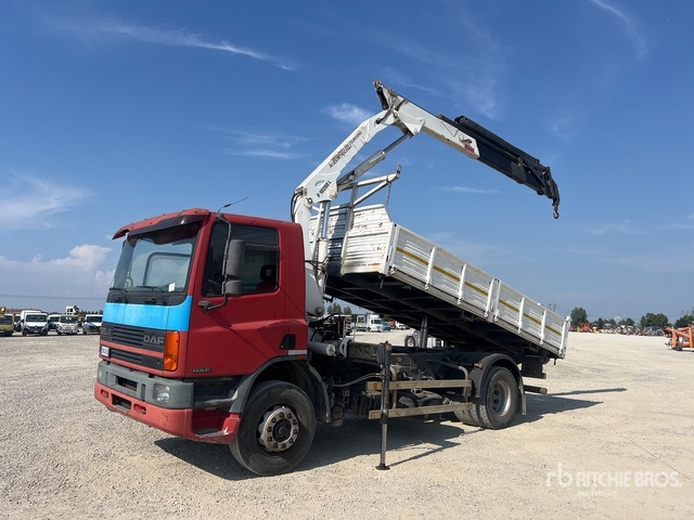 1997 DAF 65 ATI 240 Palfinger P10200L on 4x2 Dump Truck with Crane - Flail mower/ Mulcher: picture 1 1997 DAF 65 ATI 240 Palfinger P10200L on 4x2 Dump Truck with Crane - Flail mower/ Mulcher: picture 1