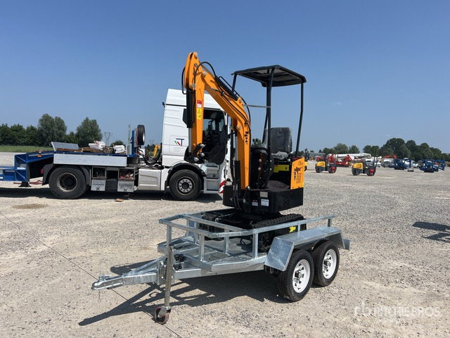 2025 JPC HT12 on Trailer (Unused) Mini Excavator: <6.6t - Mini excavator: picture 1 2025 JPC HT12 on Trailer (Unused) Mini Excavator: <6.6t - Mini excavator: picture 1
