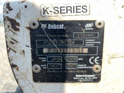 BOBCAT 319K - Mini excavator: picture 5 BOBCAT 319K - Mini excavator: picture 5