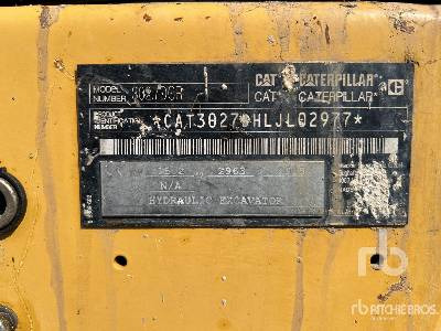 CAT 302.7DCR - Mini excavator: picture 5 CAT 302.7DCR - Mini excavator: picture 5