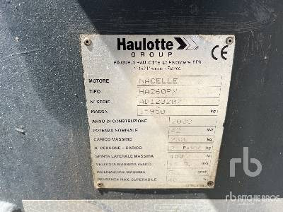 HAULOTTE HA260PX - Articulated boom: picture 5 HAULOTTE HA260PX - Articulated boom: picture 5
