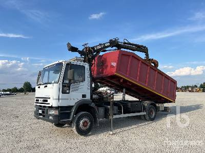 IVECO EUROCARGO 130 1996 Hiab 071AW 3870 kg on 4x2 - Tipper, Crane truck: picture 2 IVECO EUROCARGO 130 1996 Hiab 071AW 3870 kg on 4x2 - Tipper, Crane truck: picture 2