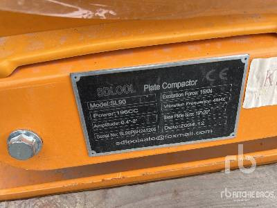 SDLOOL SL90 (Unused) - Vibratory plate: picture 5 SDLOOL SL90 (Unused) - Vibratory plate: picture 5