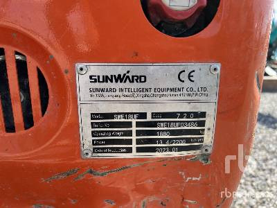 SUNWARD SWE18UF - Mini excavator: picture 5 SUNWARD SWE18UF - Mini excavator: picture 5