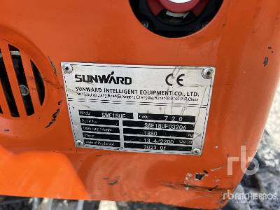 SUNWARD SWE18UF - Mini excavator: picture 5 SUNWARD SWE18UF - Mini excavator: picture 5