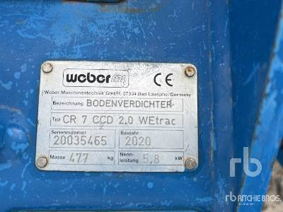WEBER CR7CCD 2.0 Quantity of (2) - Vibratory plate: picture 5 WEBER CR7CCD 2.0 Quantity of (2) - Vibratory plate: picture 5
