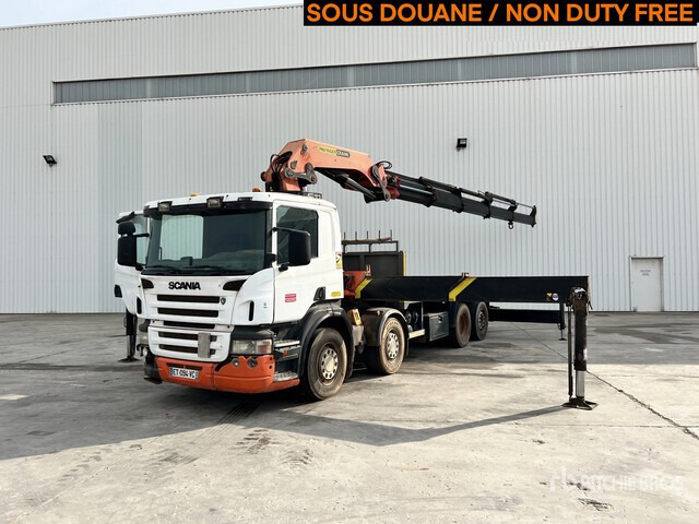 2005 Scania P380 2005 Palfinger PK 56002 18290 k ... Flatbed Truck with Crane - Dropside/ Flatbed truck, Crane truck: picture 2 2005 Scania P380 2005 Palfinger PK 56002 18290 k ... Flatbed Truck with Crane - Dropside/ Flatbed truck, Crane truck: picture 2
