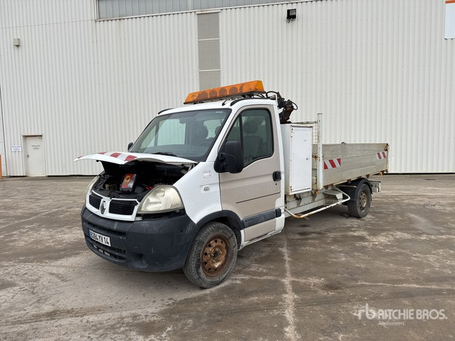 2006 Renault Master dCi 120 2014 HMF 152T2 12V 830 kg on 4x ... Dump Truck with Crane - Tipper: picture 1 2006 Renault Master dCi 120 2014 HMF 152T2 12V 830 kg on 4x ... Dump Truck with Crane - Tipper: picture 1