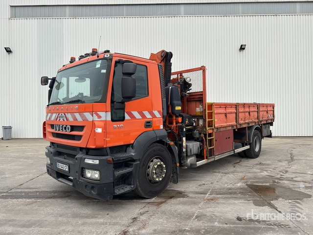 2008 Iveco Stralis 310 2007 Fassi F130A-21 5730 kg on ... Flatbed Truck with Crane - Flail mower/ Mulcher: picture 2 2008 Iveco Stralis 310 2007 Fassi F130A-21 5730 kg on ... Flatbed Truck with Crane - Flail mower/ Mulcher: picture 2