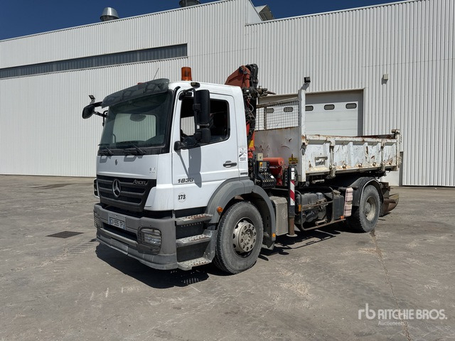 2008 Mercedes Axor 1833 2008 Palfinger PK15500 6100 kg ... Dump Truck with Crane - Flail mower/ Mulcher: picture 2 2008 Mercedes Axor 1833 2008 Palfinger PK15500 6100 kg ... Dump Truck with Crane - Flail mower/ Mulcher: picture 2