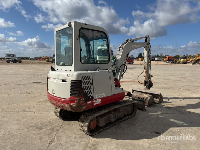 2008 Takeuchi TB125 Mini-Pelle Mini Excavator: <6.6t - Mini excavator: picture 4 2008 Takeuchi TB125 Mini-Pelle Mini Excavator: <6.6t - Mini excavator: picture 4
