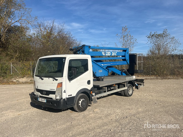 2012 Nissan CABSTAR 35.11 2012 SEQUANI meccanica ZED 20 C ... Bucket Truck - Truck mounted aerial platform: picture 2 2012 Nissan CABSTAR 35.11 2012 SEQUANI meccanica ZED 20 C ... Bucket Truck - Truck mounted aerial platform: picture 2