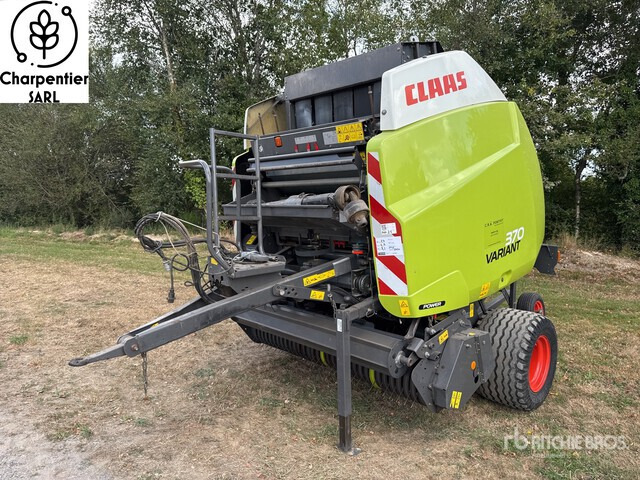2014 Claas Variant 370 Presse A Balles Rondes 1 Essieu S/A Round Baler - Round baler: picture 2 2014 Claas Variant 370 Presse A Balles Rondes 1 Essieu S/A Round Baler - Round baler: picture 2