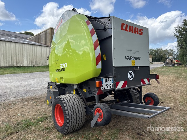 2014 Claas Variant 370 Presse A Balles Rondes 1 Essieu S/A Round Baler - Round baler: picture 3 2014 Claas Variant 370 Presse A Balles Rondes 1 Essieu S/A Round Baler - Round baler: picture 3
