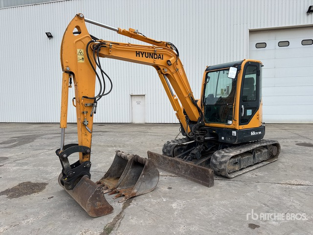 2017 Hyundai R60CR-9A Mini-Pelle Mini Excavator: <6.6t - Mini excavator: picture 2 2017 Hyundai R60CR-9A Mini-Pelle Mini Excavator: <6.6t - Mini excavator: picture 2