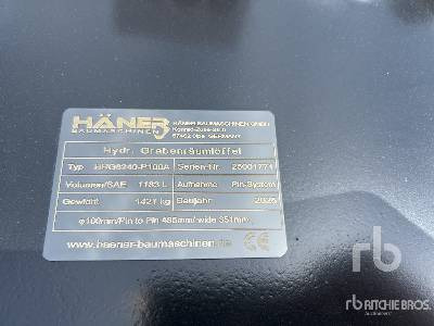 HAENER HHG8240-P100A 2400 mm Hydraulic Tilting Tilt ... - Excavator bucket: picture 5 HAENER HHG8240-P100A 2400 mm Hydraulic Tilting Tilt ... - Excavator bucket: picture 5