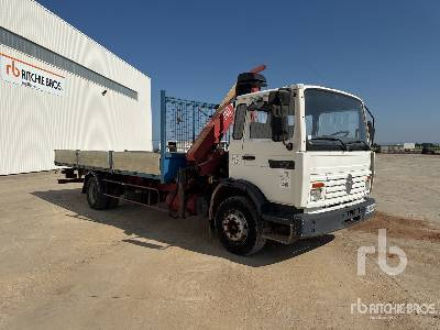 RENAULT MIDLINER M180 1994 HMF Z43K2B3 1525 kg on 4x2 ... - Tipper, Crane truck: picture 4 RENAULT MIDLINER M180 1994 HMF Z43K2B3 1525 kg on 4x2 ... - Tipper, Crane truck: picture 4