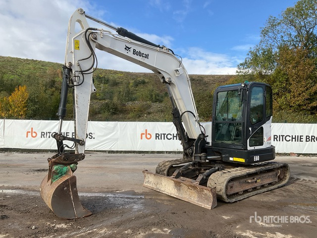 2013 Bobcat E80 EA Tracked Excavator - Crawler excavator: picture 1 2013 Bobcat E80 EA Tracked Excavator - Crawler excavator: picture 1
