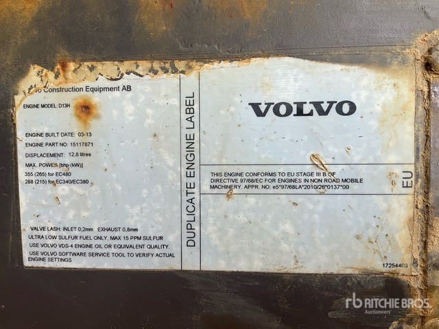 2013 Volvo EC380DL Tracked Excavator - Crawler excavator: picture 5 2013 Volvo EC380DL Tracked Excavator - Crawler excavator: picture 5