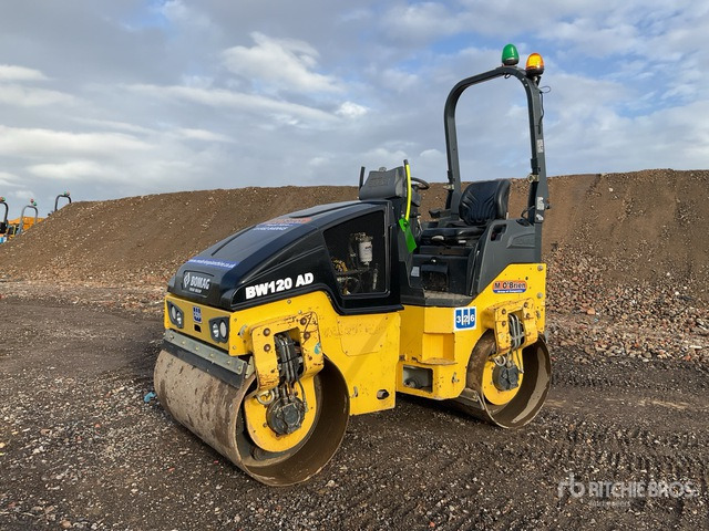 2015 Bomag 120AD-5 Double Drum Roller - Road roller: picture 2 2015 Bomag 120AD-5 Double Drum Roller - Road roller: picture 2