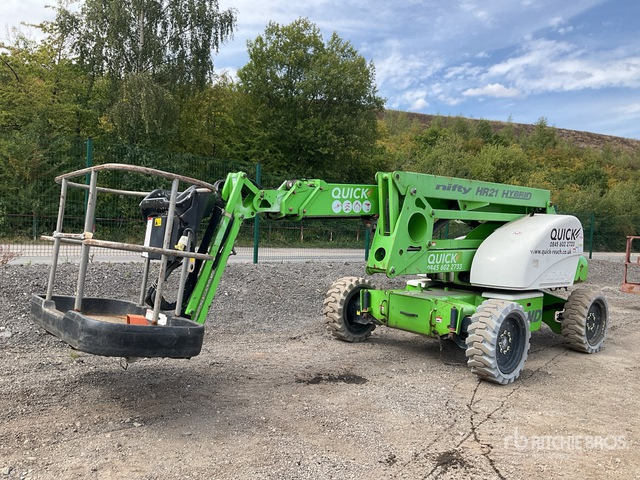 2015 Nifty HR21 4WD Hybrid Articulating Boom Lift - Articulated boom: picture 1 2015 Nifty HR21 4WD Hybrid Articulating Boom Lift - Articulated boom: picture 1