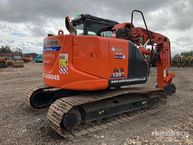 2016 Hitachi ZX135US-5 SRF Tunnel Spec Tracked Excavator - Crawler excavator: picture 3 2016 Hitachi ZX135US-5 SRF Tunnel Spec Tracked Excavator - Crawler excavator: picture 3