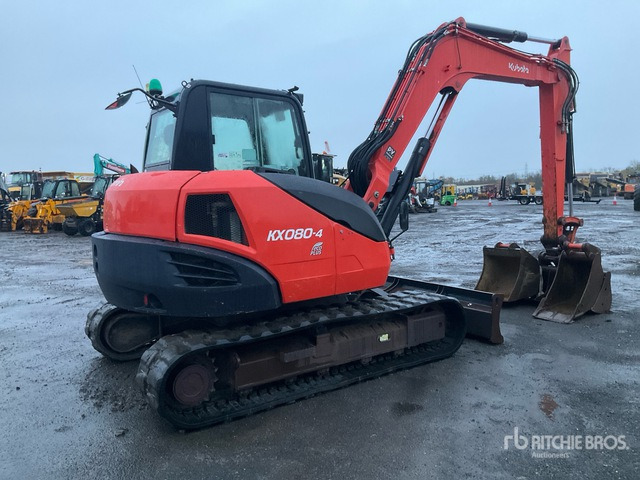 2016 Kubota KX080-4 Mini Excavator: <6.6t - Mini excavator: picture 3 2016 Kubota KX080-4 Mini Excavator: <6.6t - Mini excavator: picture 3