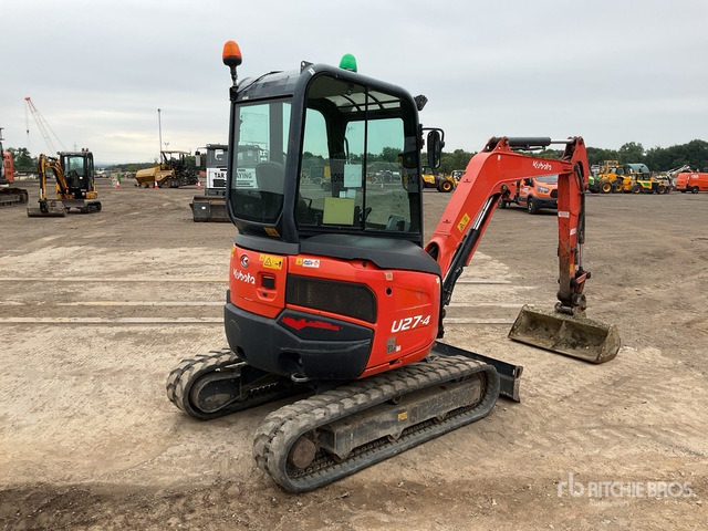 2016 Kubota U27-4 Mini Excavator: <6.6t - Mini excavator: picture 3 2016 Kubota U27-4 Mini Excavator: <6.6t - Mini excavator: picture 3