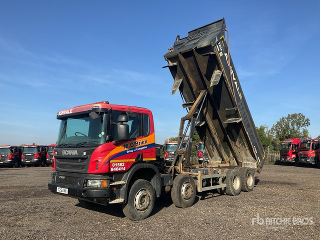 Tipper 2016 Scania P410 8x4 Twin-Steer Tri/A Dump Truck: picture 1