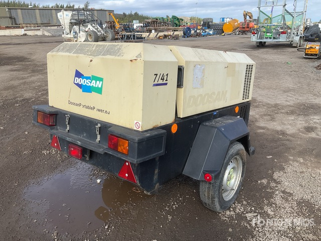2017 Doosan 741 Mobile Air Compressor - Air compressor: picture 4 2017 Doosan 741 Mobile Air Compressor - Air compressor: picture 4