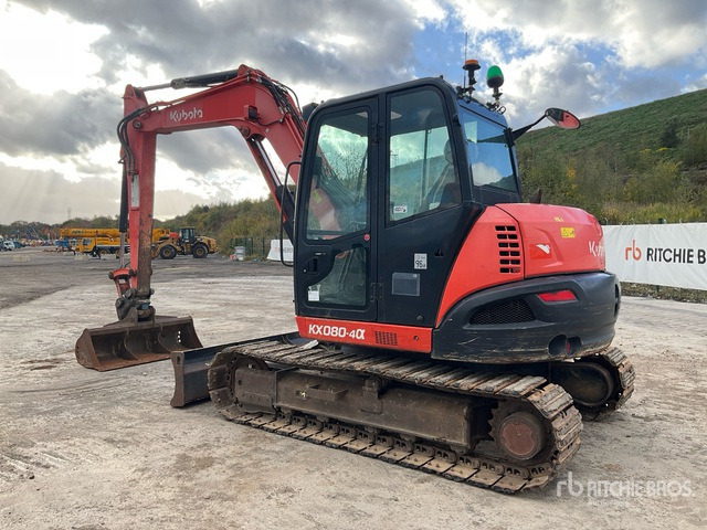 2017 Kubota KX080-4 Tracked Excavator - Crawler excavator: picture 4 2017 Kubota KX080-4 Tracked Excavator - Crawler excavator: picture 4