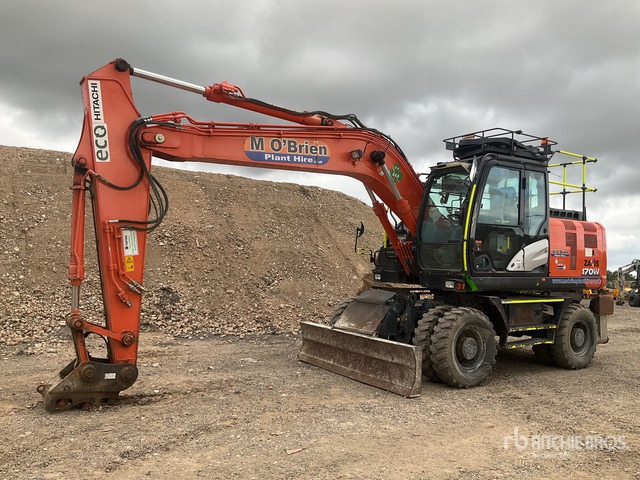 2017 Hitachi ZX170W-5 Wheel Excavator for sale, Wheel