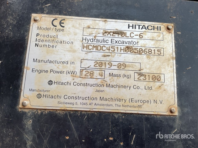2019 Hitachi ZX210LC-6 Tracked Excavator - Crawler excavator: picture 2 2019 Hitachi ZX210LC-6 Tracked Excavator - Crawler excavator: picture 2