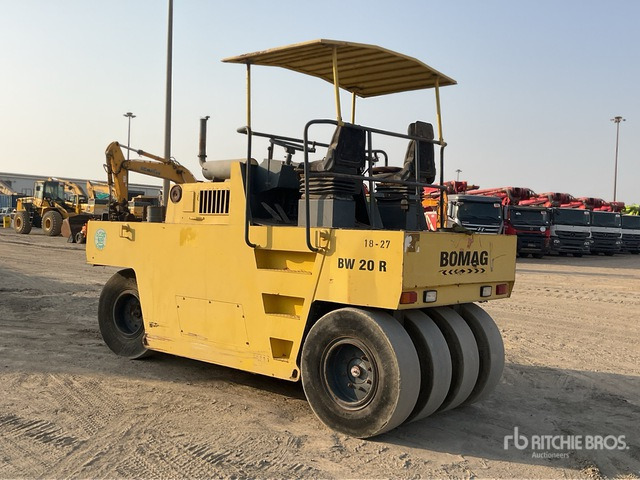 1999 Bomag BW20R 8 Wheel Pneumatic Roller - Flail mower/ Mulcher: picture 4 1999 Bomag BW20R 8 Wheel Pneumatic Roller - Flail mower/ Mulcher: picture 4