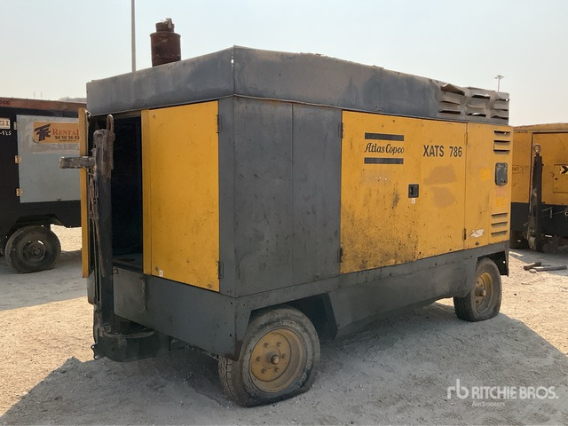 2007 Atlas Copco XATS786 Mobile (Inoperable) Air Compressor - Air compressor: picture 1 2007 Atlas Copco XATS786 Mobile (Inoperable) Air Compressor - Air compressor: picture 1