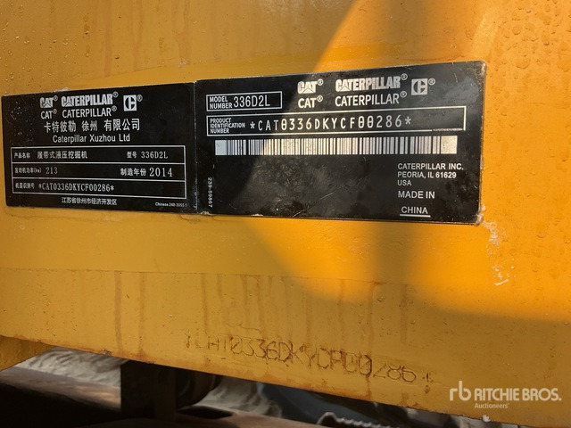 2014 Cat 336D2L - Crawler excavator: picture 2 2014 Cat 336D2L - Crawler excavator: picture 2