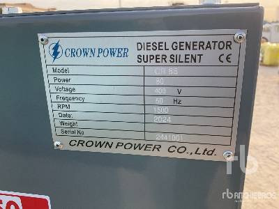 CROWN POWER MP95 80 kVA Skid-Mounted (Unused) - Generator set: picture 5 CROWN POWER MP95 80 kVA Skid-Mounted (Unused) - Generator set: picture 5