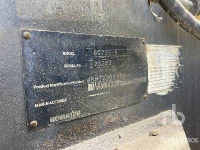 KOMATSU GD705-5 - Grader: picture 1 KOMATSU GD705-5 - Grader: picture 1
