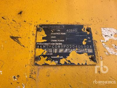 KOMATSU PC800-7 - Crawler excavator: picture 4 KOMATSU PC800-7 - Crawler excavator: picture 4