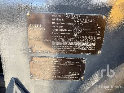 KOMATSU WA380Z-6 - Wheel loader: picture 1 KOMATSU WA380Z-6 - Wheel loader: picture 1