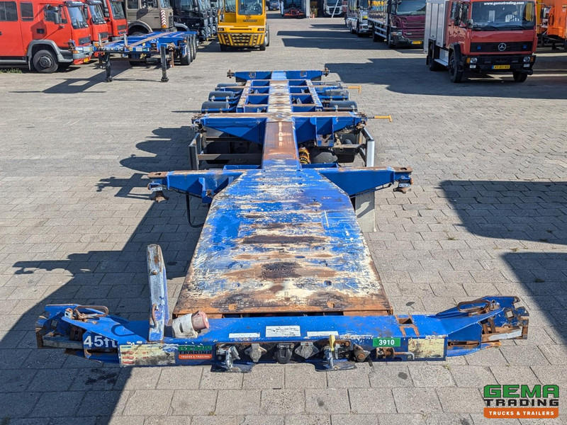 Container transporter/ Swap body semi-trailer D-Tec FT-43-03V 3-Assen BPW - MULTI - Trommelremmen - Lift-as - Alle Aansluitingen: picture 9