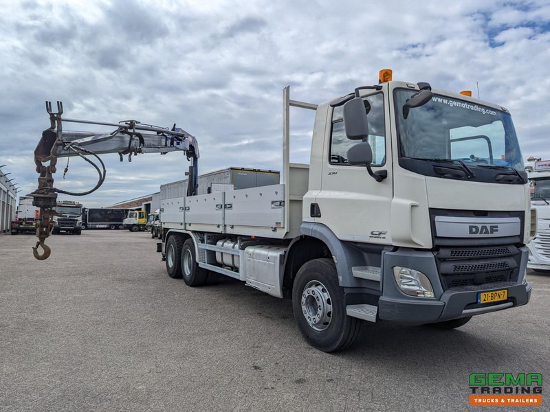 DAF CF 330 FAT 6x4 Dagcab Euro6A - Open laadbak 6.4m + PM 15522 - RadioGrafisch - Handgeschakeld - 08/2025APK - Dropside/ Flatbed truck, Crane truck: picture 4 DAF CF 330 FAT 6x4 Dagcab Euro6A - Open laadbak 6.4m + PM 15522 - RadioGrafisch - Handgeschakeld - 08/2025APK - Dropside/ Flatbed truck, Crane truck: picture 4