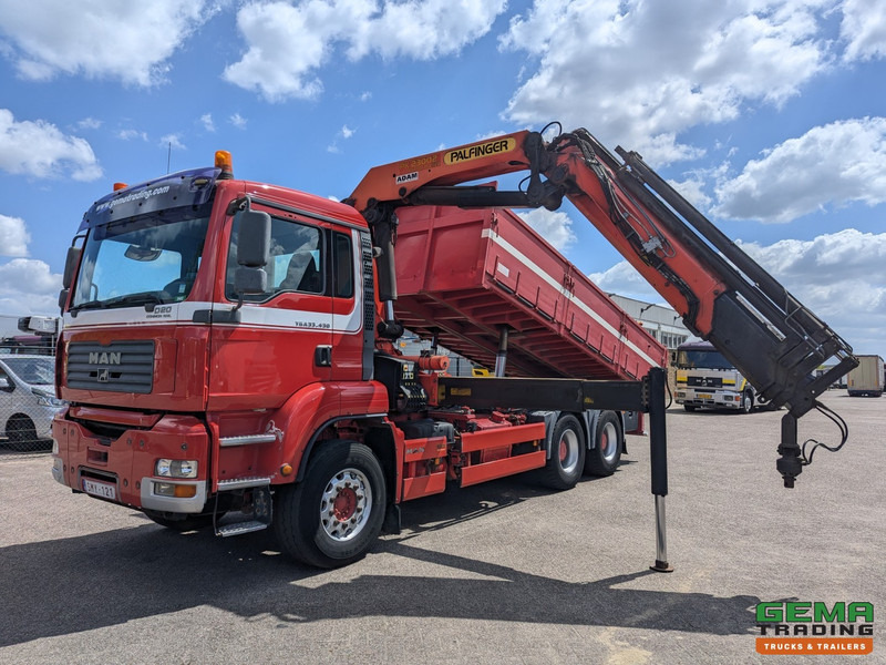 MAN TGA 26.430 6x4 Dagcab Euro3 - Kipper + Palfinger PK23002 - Afstandsbediening - 291.000km - Tipper, Crane truck: picture 1 MAN TGA 26.430 6x4 Dagcab Euro3 - Kipper + Palfinger PK23002 - Afstandsbediening - 291.000km - Tipper, Crane truck: picture 1