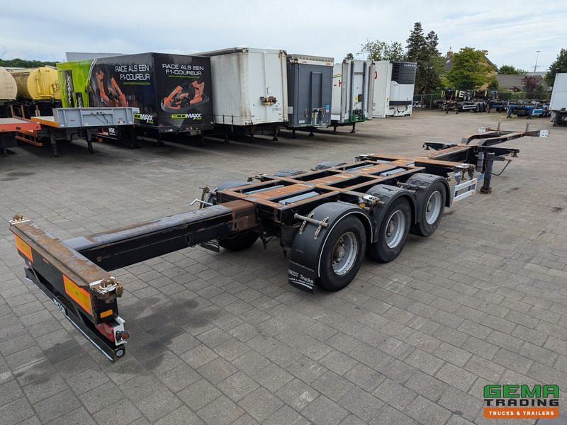 Pacton T3-010 3-Assen SAF - MULTI - Trommelremmen - LiftAs - 3x Uitschuifbaar - 07/2025APK - Container transporter/ Swap body semi-trailer: picture 1 Pacton T3-010 3-Assen SAF - MULTI - Trommelremmen - LiftAs - 3x Uitschuifbaar - 07/2025APK - Container transporter/ Swap body semi-trailer: picture 1