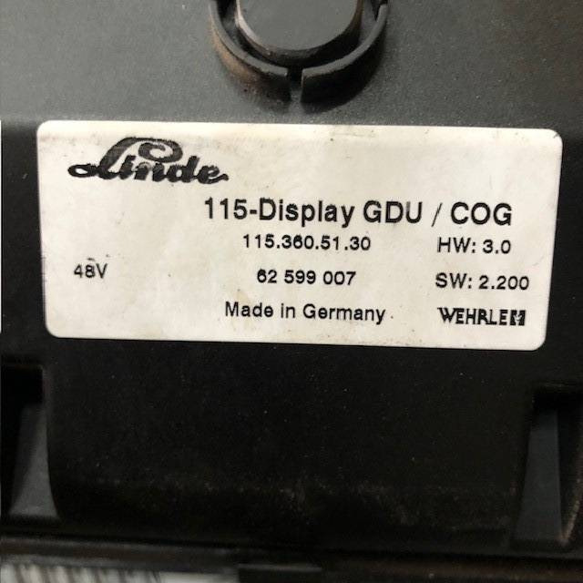 115-Display GDU/COG for Linde - Electrical system for Material handling equipment: picture 4 115-Display GDU/COG for Linde - Electrical system for Material handling equipment: picture 4
