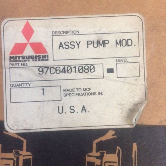 Assy. Pump, Module,72/80V for Mitsubishi - Electrical system for Material handling equipment: picture 3 Assy. Pump, Module,72/80V for Mitsubishi - Electrical system for Material handling equipment: picture 3
