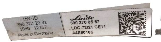 LDC-72/21 CE11 Motor controller for Linde - Electrical system for Material handling equipment: picture 2 LDC-72/21 CE11 Motor controller for Linde - Electrical system for Material handling equipment: picture 2