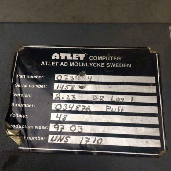 Motor controller for Atlet UNS - ECU for Material handling equipment: picture 1 Motor controller for Atlet UNS - ECU for Material handling equipment: picture 1