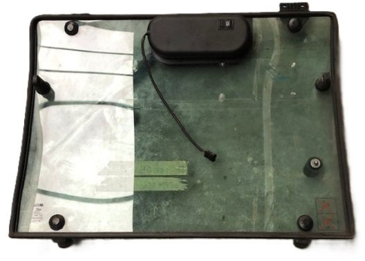 Rear window for Nissan/Atlet - Cab and interior for Material handling equipment: picture 2 Rear window for Nissan/Atlet - Cab and interior for Material handling equipment: picture 2